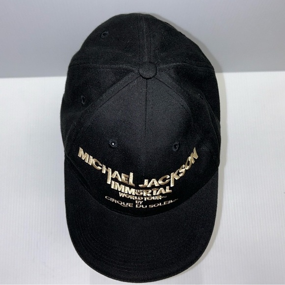 Michael Jackson The Immortal World Tour Cirque Du Soleil Cap EUC Adjustable - Picture 5 of 9